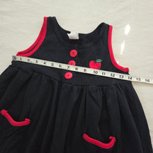Load image into Gallery viewer, Vintage Apple Sleeveless Black Dress kids 6

