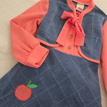 Load image into Gallery viewer, Vintage 70s Country Apple Dress 4t
