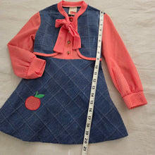 Load image into Gallery viewer, Vintage 70s Country Apple Dress 4t
