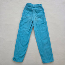 Load image into Gallery viewer, Vintage Aqua High Waist Jeans kids 8 SLIM
