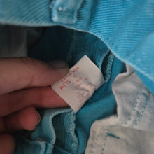 Load image into Gallery viewer, Vintage Aqua High Waist Jeans kids 8 SLIM

