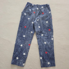 Load image into Gallery viewer, Vintage Patriotic Star Pants kids 6
