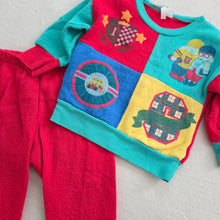 Load image into Gallery viewer, Vintage University Color Block Set 18 months
