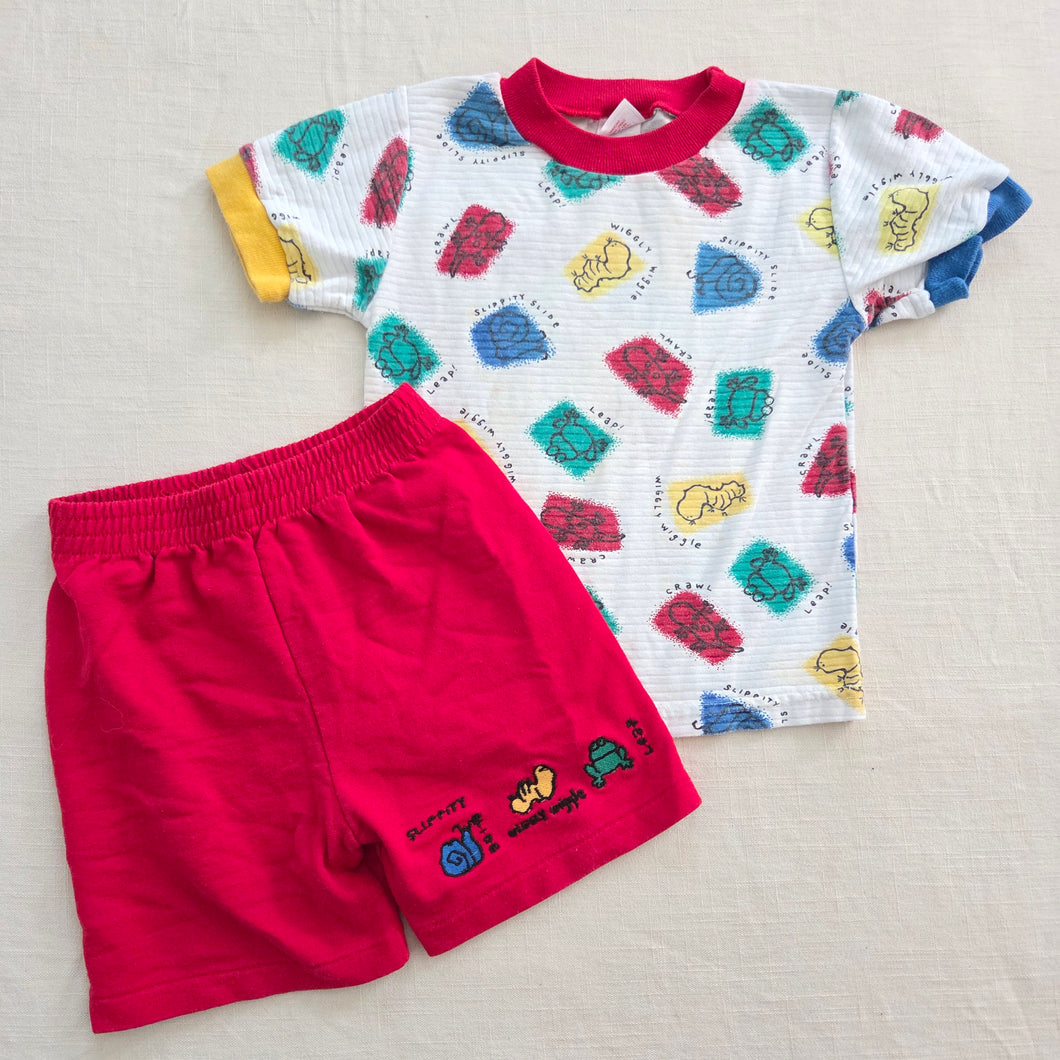 Vintage Bugs/Reptiles Matching Set 4t