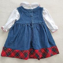 Load image into Gallery viewer, Vintage Samara Ladybug Shirt + Dress Set 12 months
