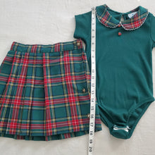 Load image into Gallery viewer, Vintage Tartan Skirt &amp; Bodysuit Set 4t *flaw
