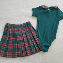Load image into Gallery viewer, Vintage Tartan Skirt &amp; Bodysuit Set 4t *flaw
