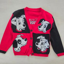 Load image into Gallery viewer, Vintage 101 Dalmatians Knit Cardigan kids 8/10
