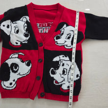 Load image into Gallery viewer, Vintage 101 Dalmatians Knit Cardigan kids 8/10
