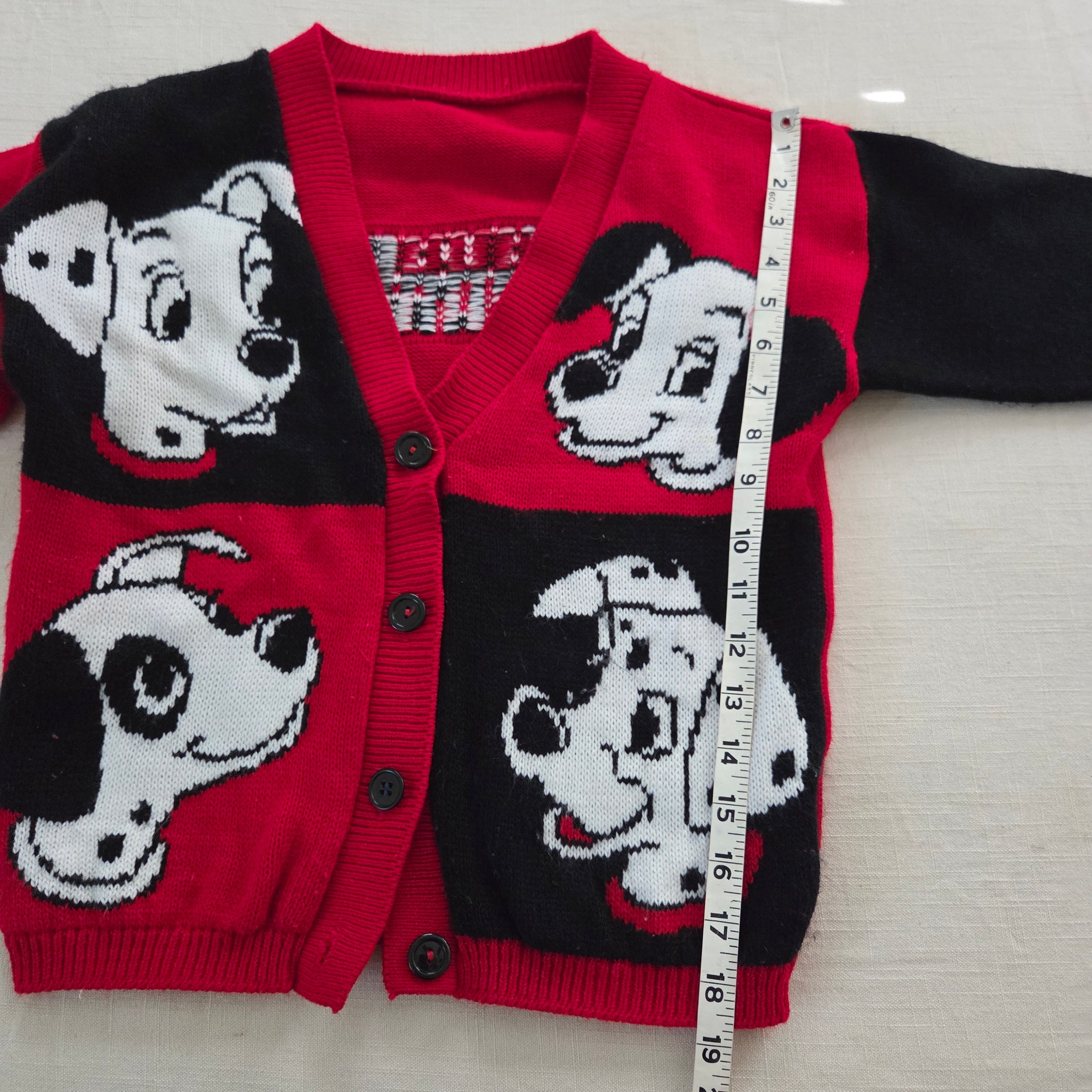 Vintage 101 Dalmatians Knit Cardigan kids 8/10 – Nostalgic Baby