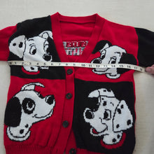 Load image into Gallery viewer, Vintage 101 Dalmatians Knit Cardigan kids 8/10
