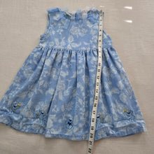 Load image into Gallery viewer, Vintage Elmo Blue Floral Dress 4t
