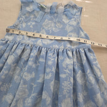 Load image into Gallery viewer, Vintage Elmo Blue Floral Dress 4t
