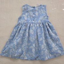 Load image into Gallery viewer, Vintage Elmo Blue Floral Dress 4t

