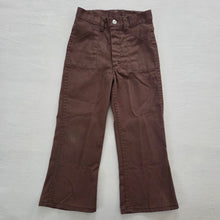 Load image into Gallery viewer, Vintage Brown Flared Pants kids 6
