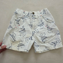 Load image into Gallery viewer, Vintage 90s Oshkosh Shorts White Sailboat 4/5T

