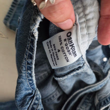 Load image into Gallery viewer, Vintage Oshkosh Denim Overalls 4T
