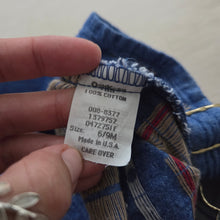 Load image into Gallery viewer, Vintage 90s Oshkosh Blue Baseball Overalls 6-9 months
