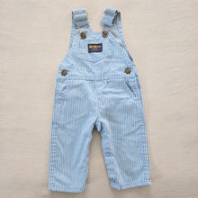 Load image into Gallery viewer, Vintage Oshkosh Light Blue Engineer Overalls 3-6m
