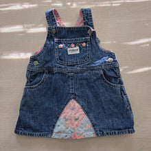 Load image into Gallery viewer, Vintage Y2K Oshkosh Denim Skirtall Baby 3-6m
