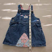 Load image into Gallery viewer, Vintage Y2K Oshkosh Denim Skirtall Baby 3-6m
