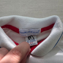 Load image into Gallery viewer, Vintage 90s Oshkosh White Polo Sailboat Short Sleeve Shirt 3T
