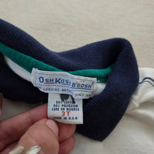 Load image into Gallery viewer, Vintage 90s Oshkosh B&#39;gosh Long Sleeve Polo Shirt 3T
