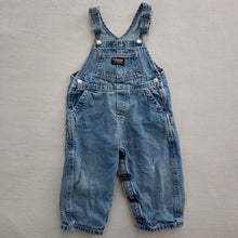 Load image into Gallery viewer, Vintage Oshkosh B&#39;gosh Denim Overalls 18m
