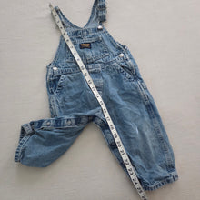 Load image into Gallery viewer, Vintage Oshkosh B&#39;gosh Denim Overalls 18m
