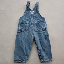 Load image into Gallery viewer, Vintage Oshkosh B&#39;gosh Denim Overalls 18m
