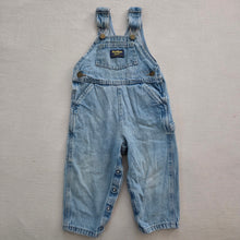 Load image into Gallery viewer, Vintage Oshkosh B&#39;gosh Denim Overalls 2T
