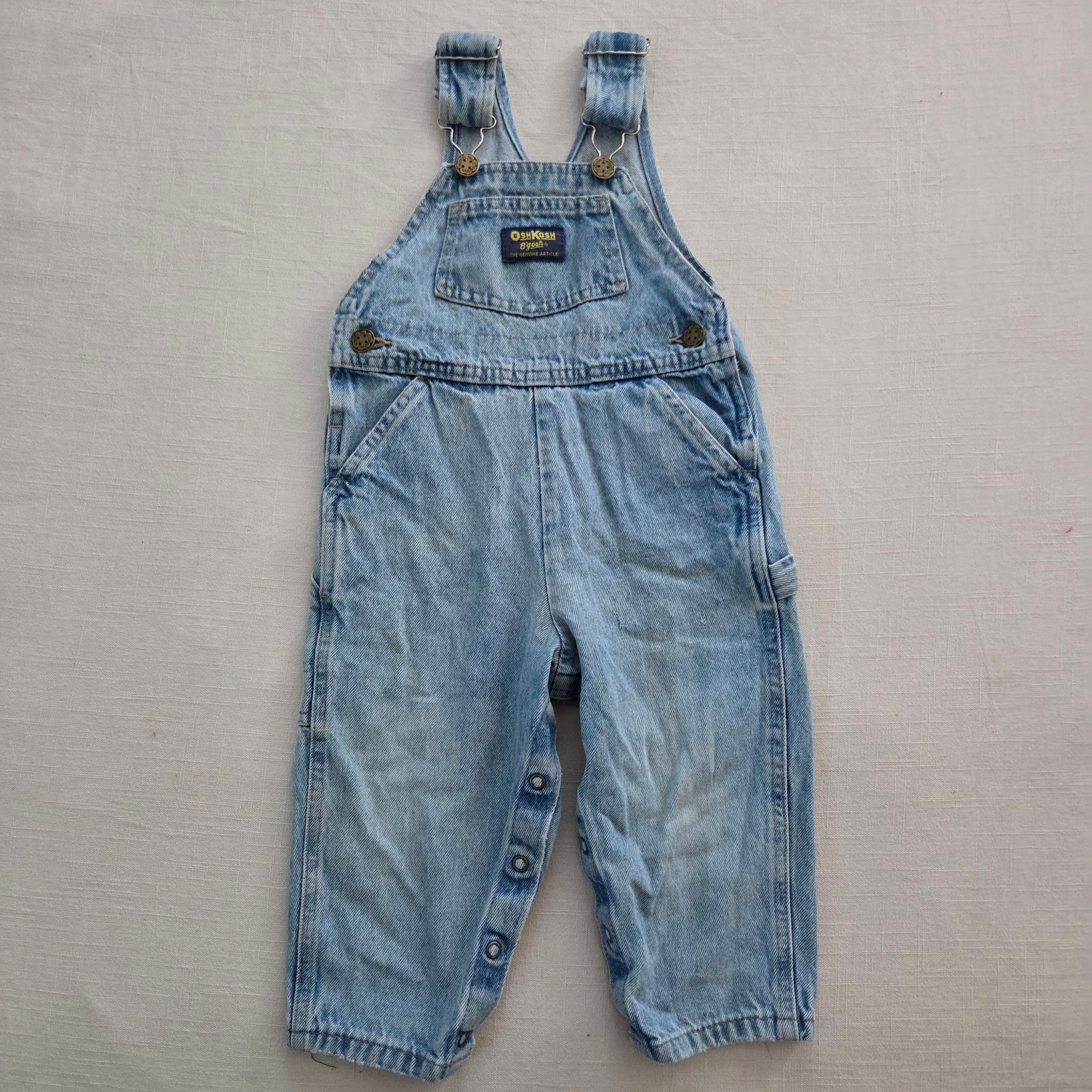 vintage oshkosh オーバオール vintage OSHKOSH B'Gosh Sz 3T Overalls Red White Stripe Made