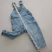 Load image into Gallery viewer, Vintage Oshkosh B&#39;gosh Denim Overalls 2T
