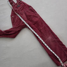 Load image into Gallery viewer, Vintage Oshkosh B&#39;gosh Rust Corduroy Overalls kids 6/7
