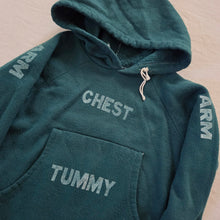 Load image into Gallery viewer, Vintage Body Spellout Green Hoodie 3t
