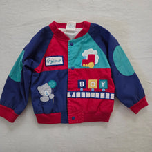Load image into Gallery viewer, Vintage Bears &amp; Trains Jacket 18 months
