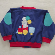 Load image into Gallery viewer, Vintage Bears &amp; Trains Jacket 18 months
