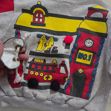 Load image into Gallery viewer, Vintage Fire Station 3D Firefighter Crewneck 2t
