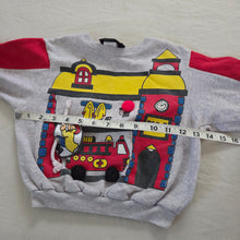 Load image into Gallery viewer, Vintage Fire Station 3D Firefighter Crewneck 2t
