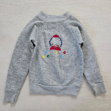 Load image into Gallery viewer, Vintage Gumball Machine Cross-stitch Crewneck 4t slim fit
