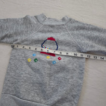 Load image into Gallery viewer, Vintage Gumball Machine Cross-stitch Crewneck 4t slim fit

