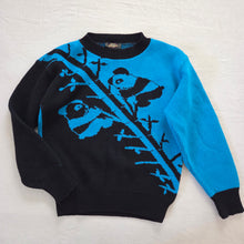 Load image into Gallery viewer, Vintage Pands Contrast Knit Sweater kids 8/9
