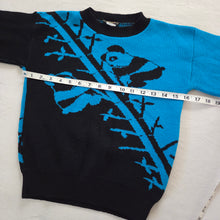 Load image into Gallery viewer, Vintage Pands Contrast Knit Sweater kids 8/9
