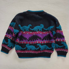 Load image into Gallery viewer, Vintage Dinosaurs Knit Sweater 2t/3t
