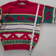 Load image into Gallery viewer, Vintage Pattern/Striped Knit Sweater kids 6
