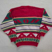Load image into Gallery viewer, Vintage Pattern/Striped Knit Sweater kids 6
