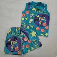 Load image into Gallery viewer, Vintage Basketball Shirt + Shorts Matching Set 2t/3t
