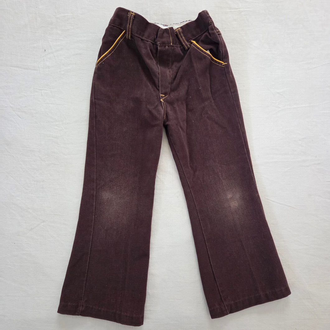 Vintage Brown Flared Pants 5t