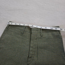 Load image into Gallery viewer, Vintage Green Micro-Houndstooth Pants kids 10
