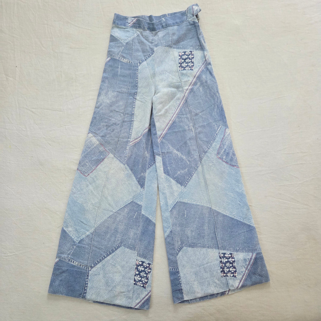 Vintage Patchwork Wide Leg Pants kids 10